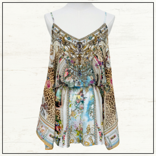 DROP SHOULDER PLAYSUIT