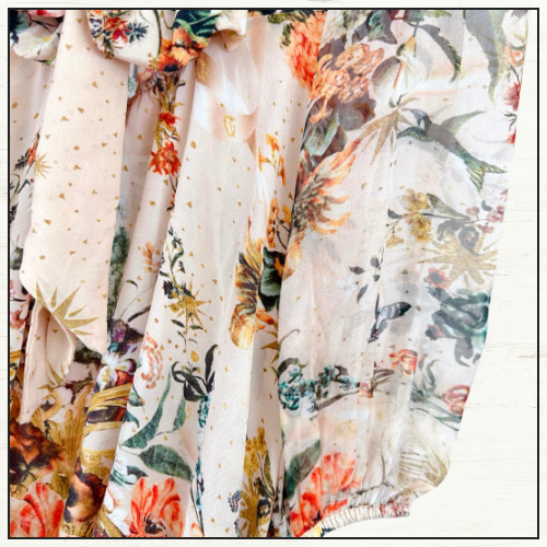 SHORT WRAP TIE DRESS