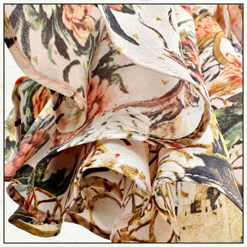 SHORT WRAP TIE DRESS