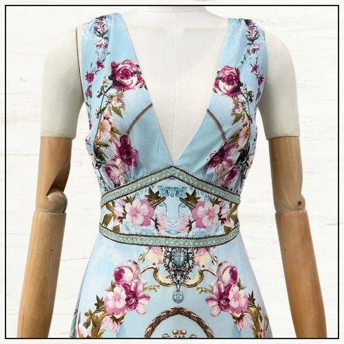 TIERED RUFFLE HEM DRESS