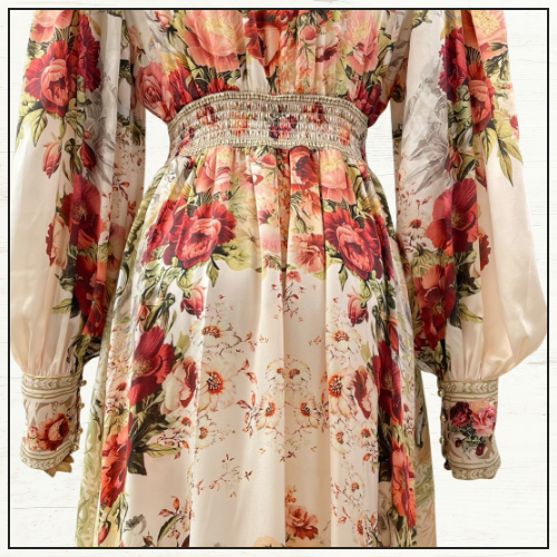 LONG BUTTON FRONT DRESS