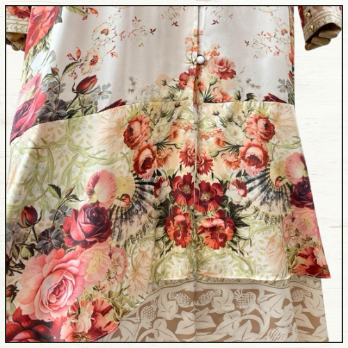 LONG BUTTON FRONT DRESS