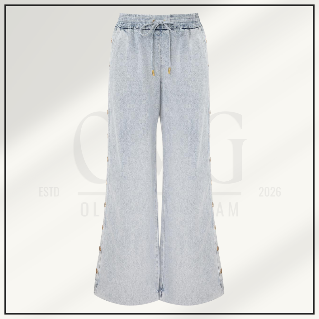 REBELLION DENIM WRAP TOP & PANT