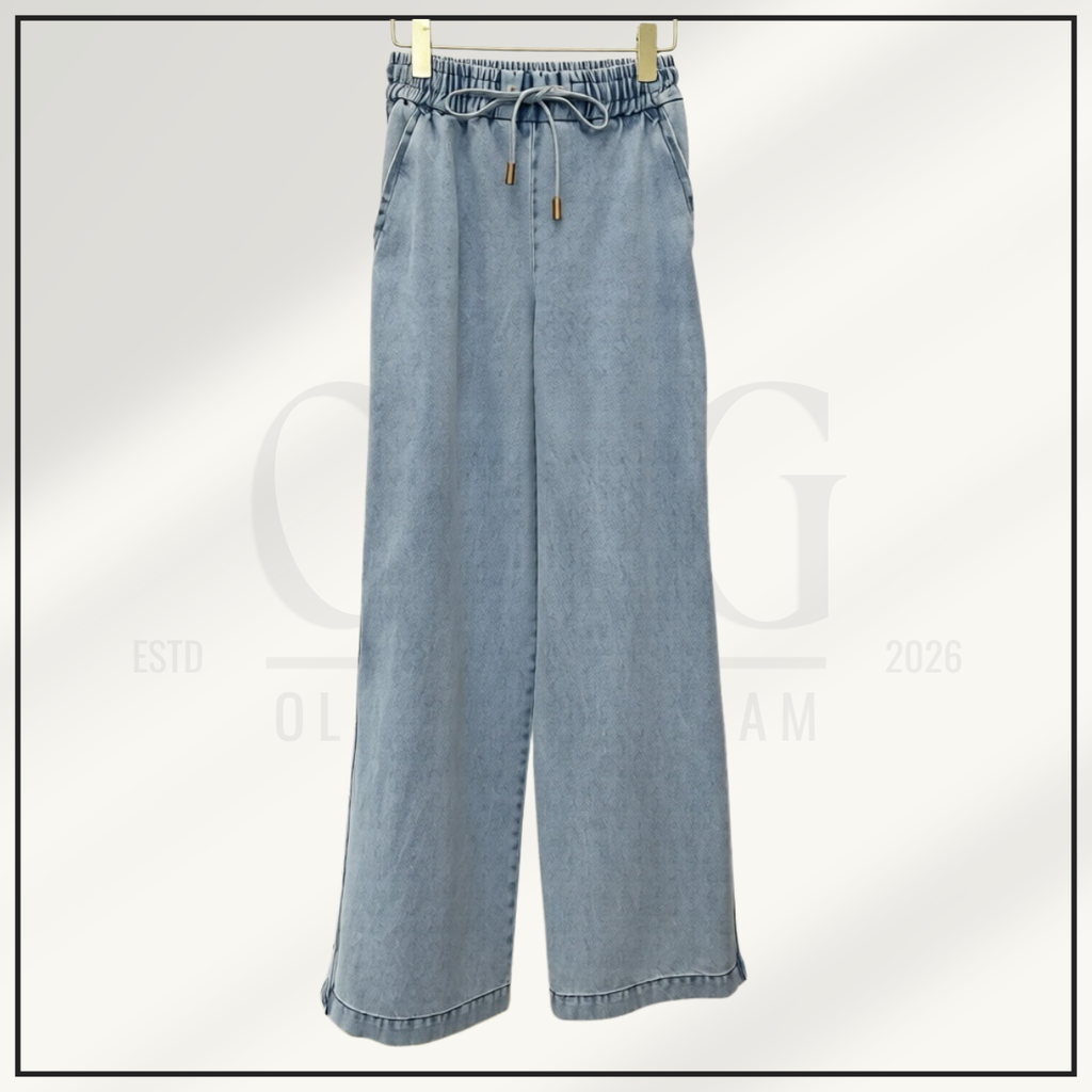 REBELLION DENIM WRAP TOP & PANT