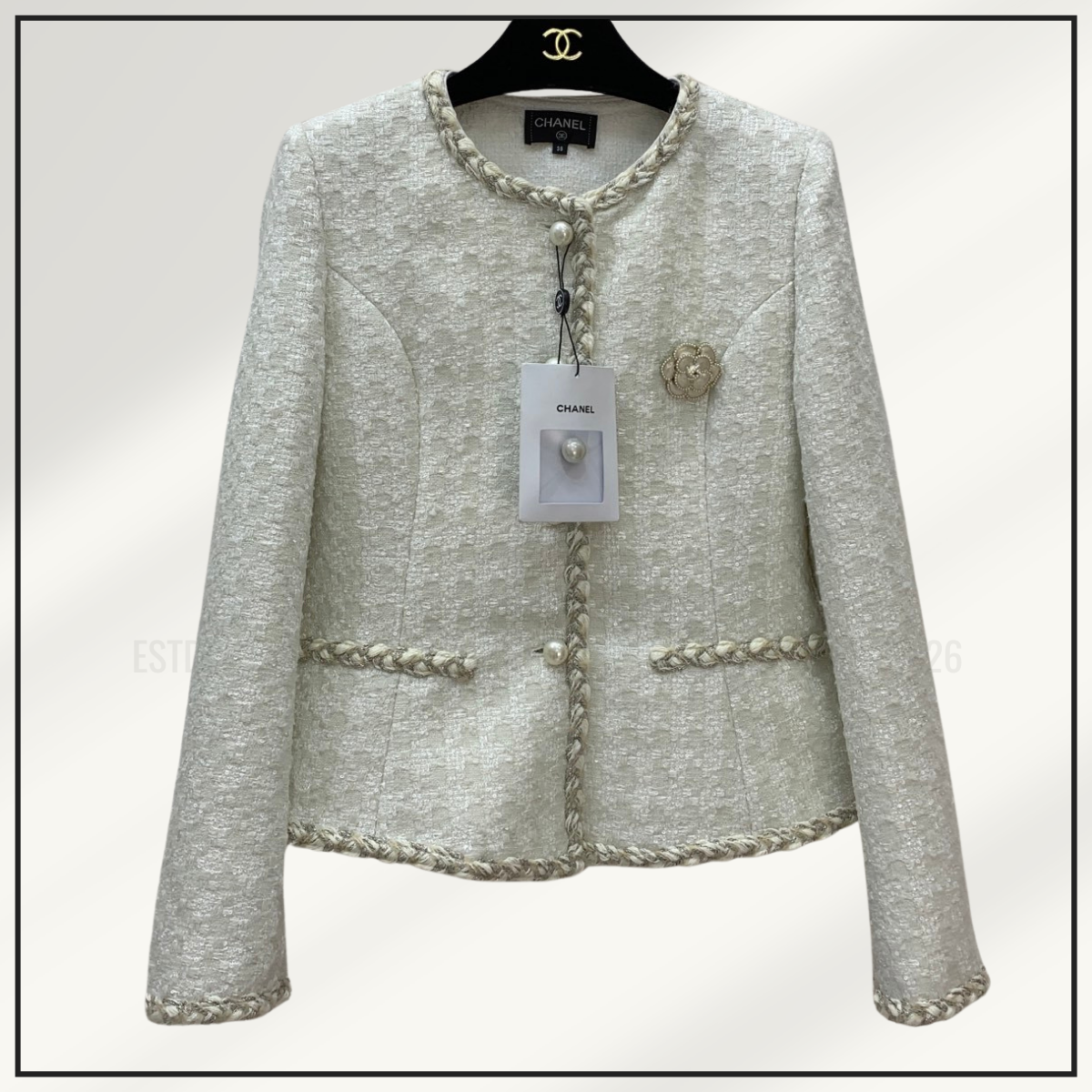 TWEED JACKET & SKIRT SET