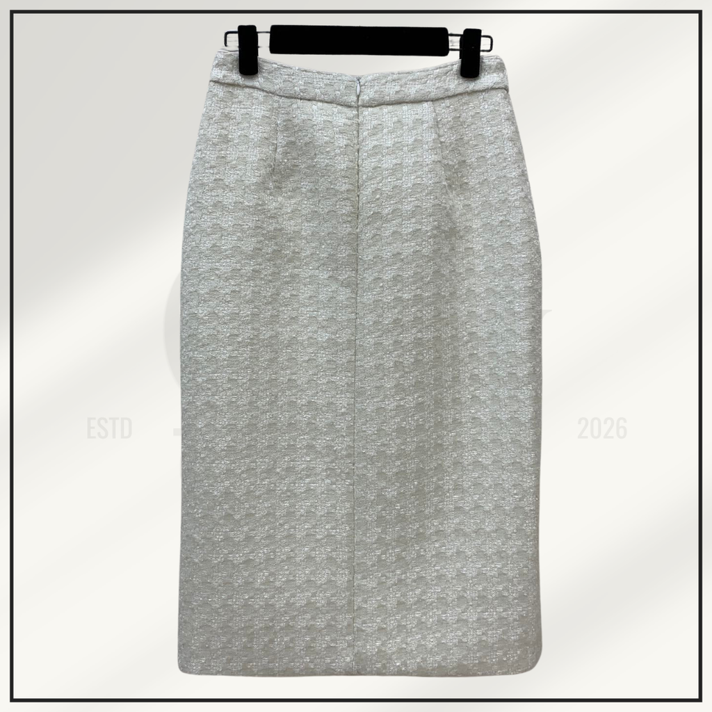 TWEED JACKET & SKIRT SET