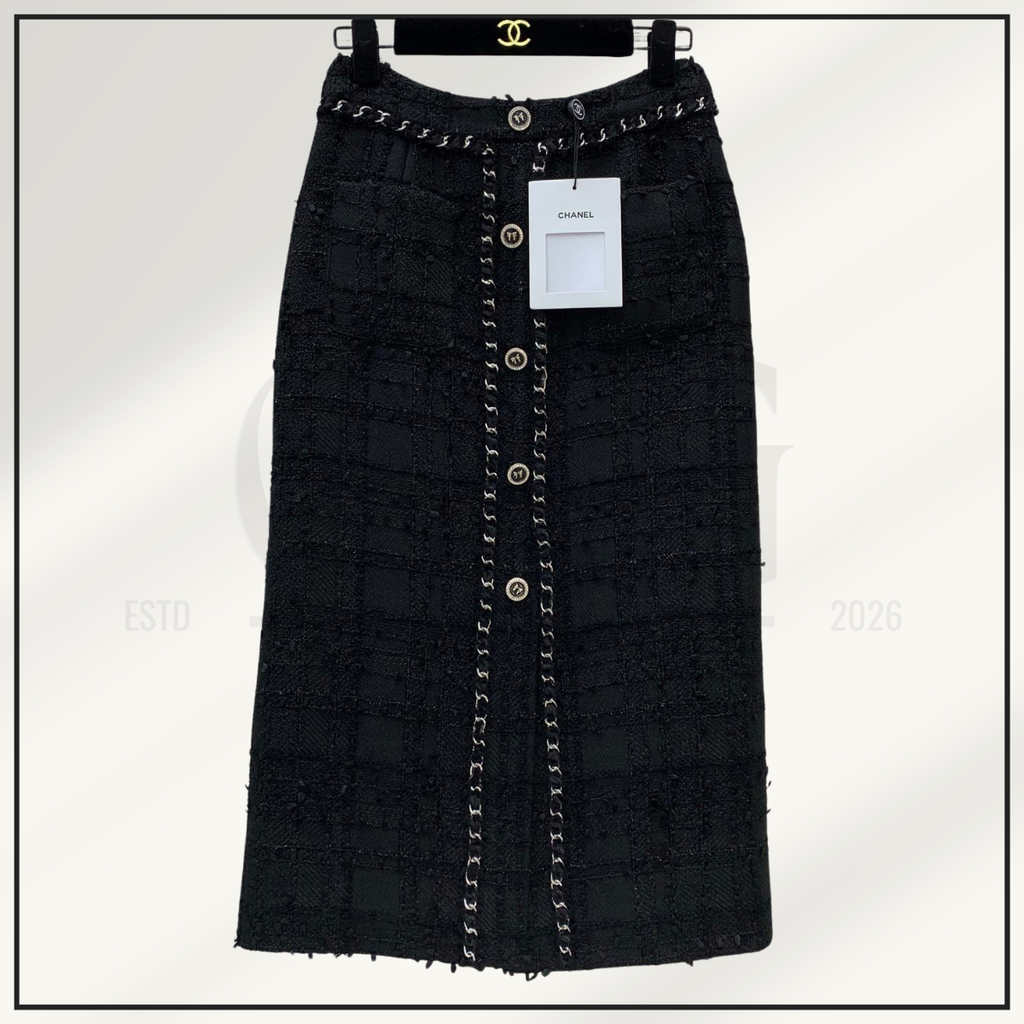 TWEED JACKET & SKIRT SET