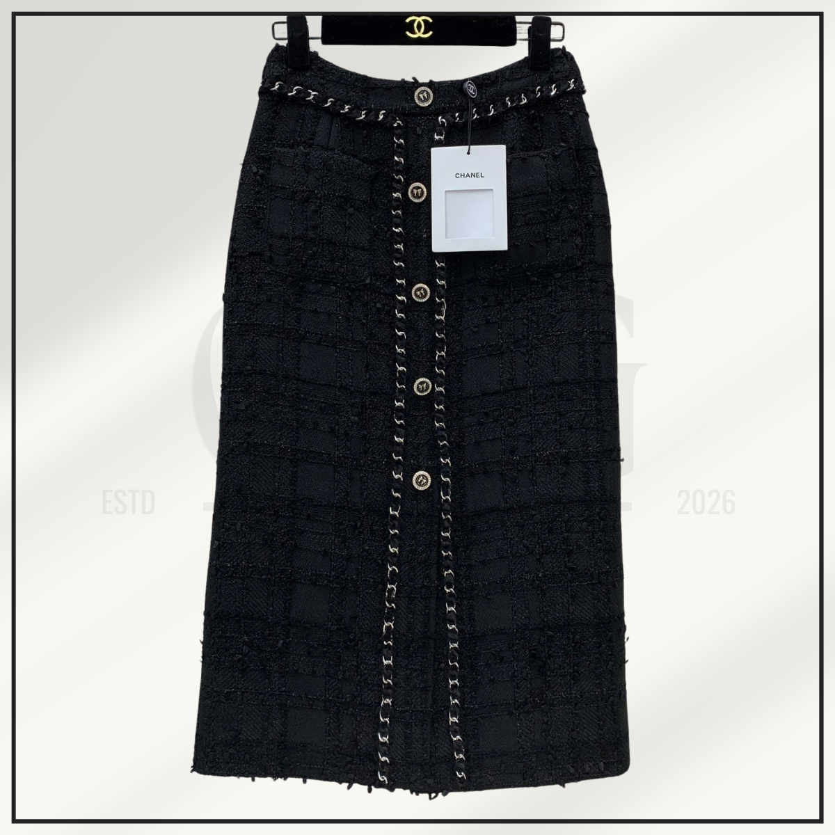 TWEED JACKET & SKIRT SET