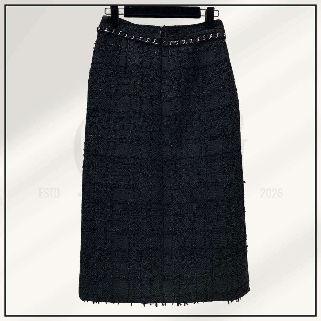 TWEED JACKET & SKIRT SET