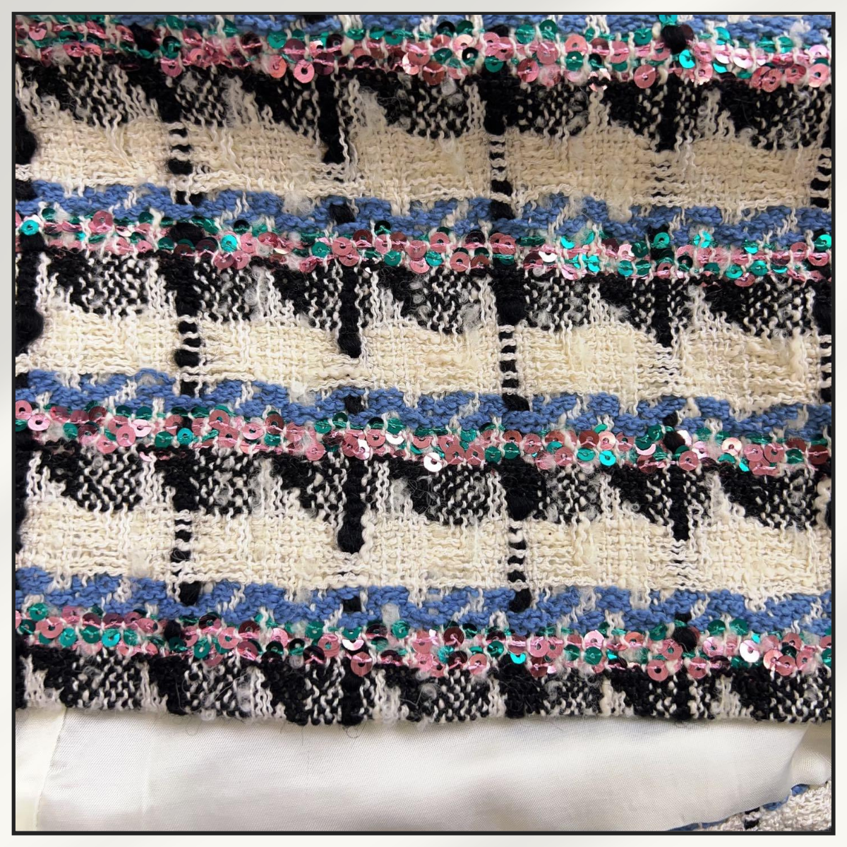 BOW DETAIL TWEED DRESS