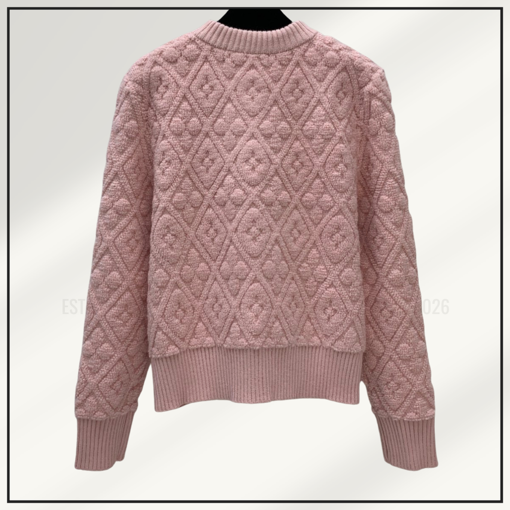 TOWELING MONOGRAM JACKET &. MINI SKIRT