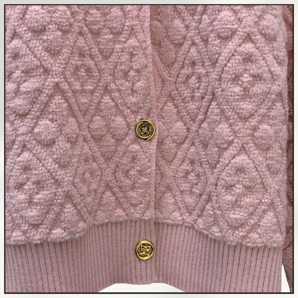 TOWELING MONOGRAM JACKET &. MINI SKIRT
