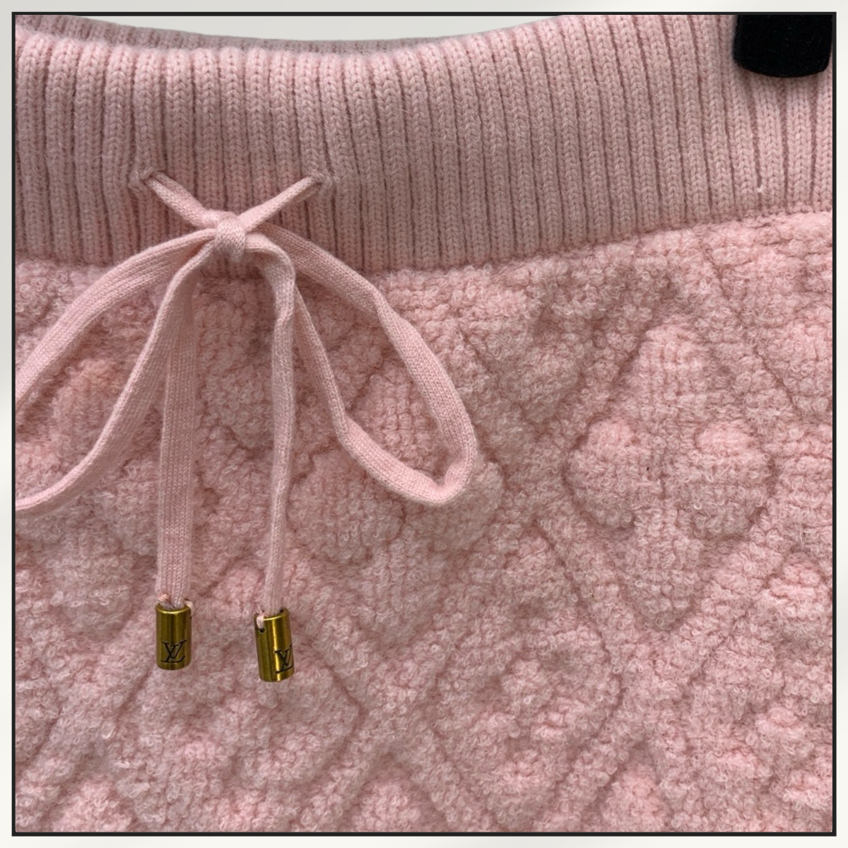 TOWELING MONOGRAM JACKET &. MINI SKIRT