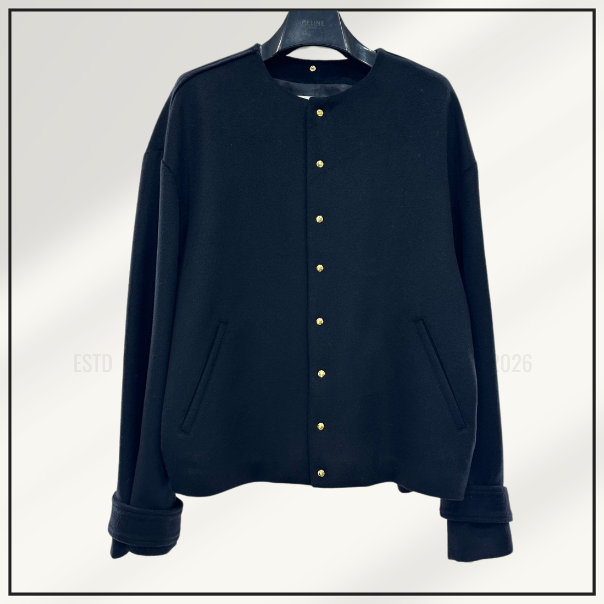 WOOL SCARF JACKET
