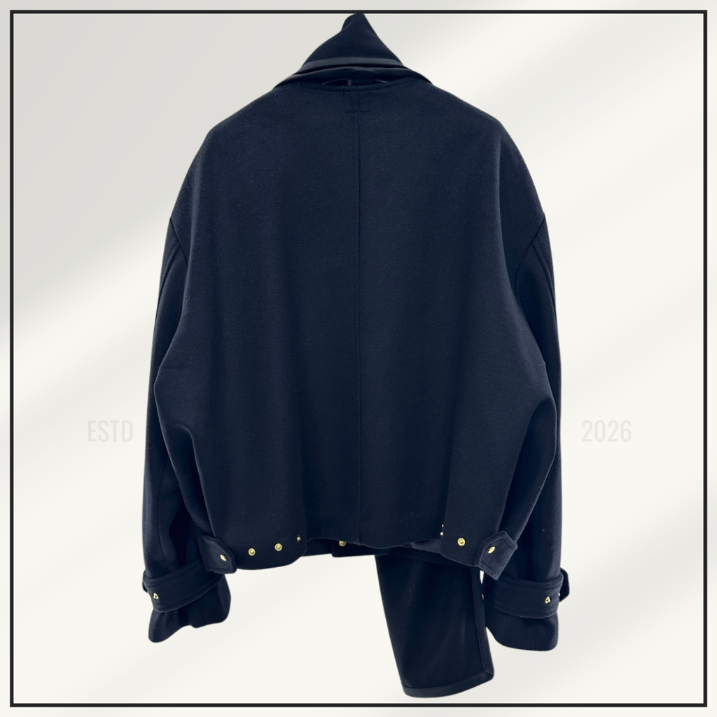 WOOL SCARF JACKET