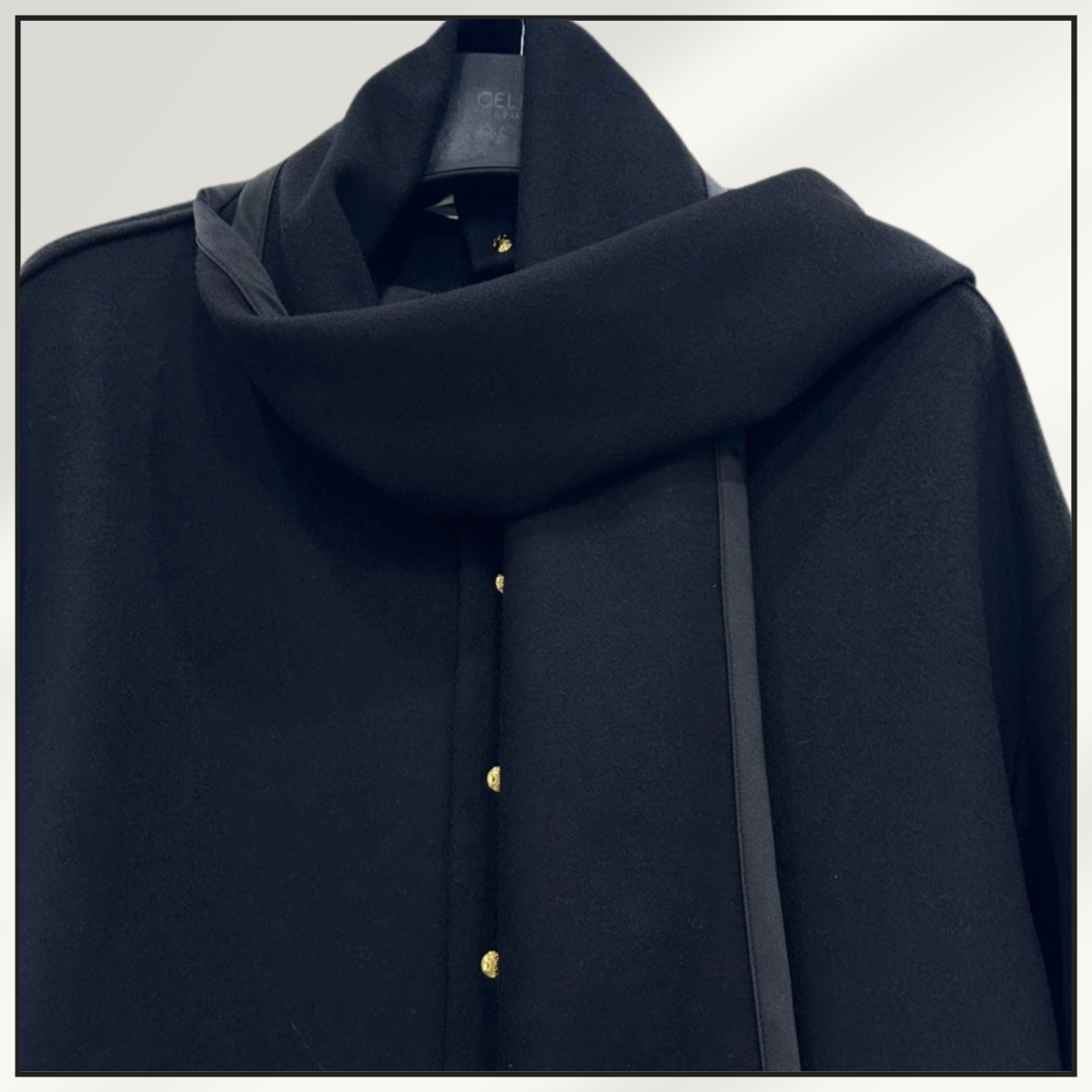 WOOL SCARF JACKET