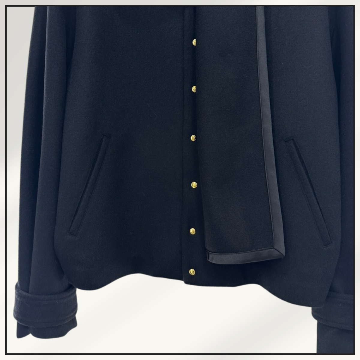 WOOL SCARF JACKET