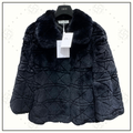 REX RABBIT FUR MACROCANNAGE JACKET
