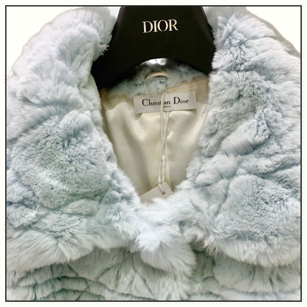 REX RABBIT FUR MACROCANNAGE JACKET