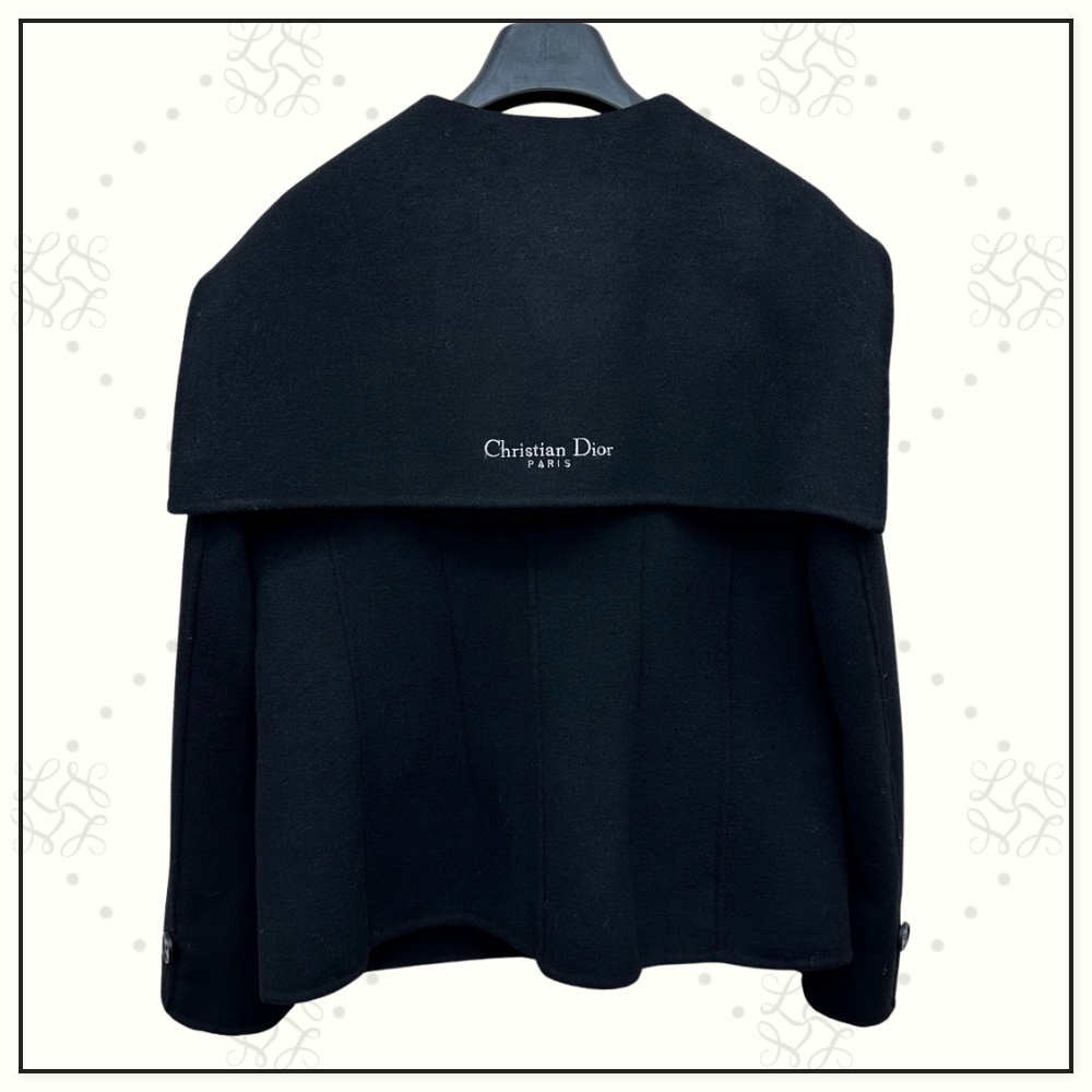 VIRGIN WOOL JACKET WITH SAILOR COLLAR