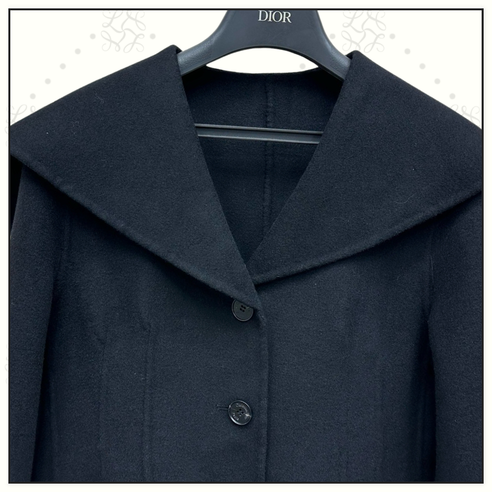 VIRGIN WOOL JACKET WITH SAILOR COLLAR