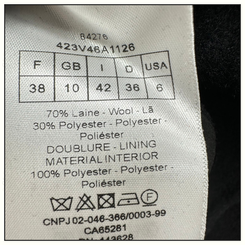 VIRGIN WOOL JACKET WITH SAILOR COLLAR