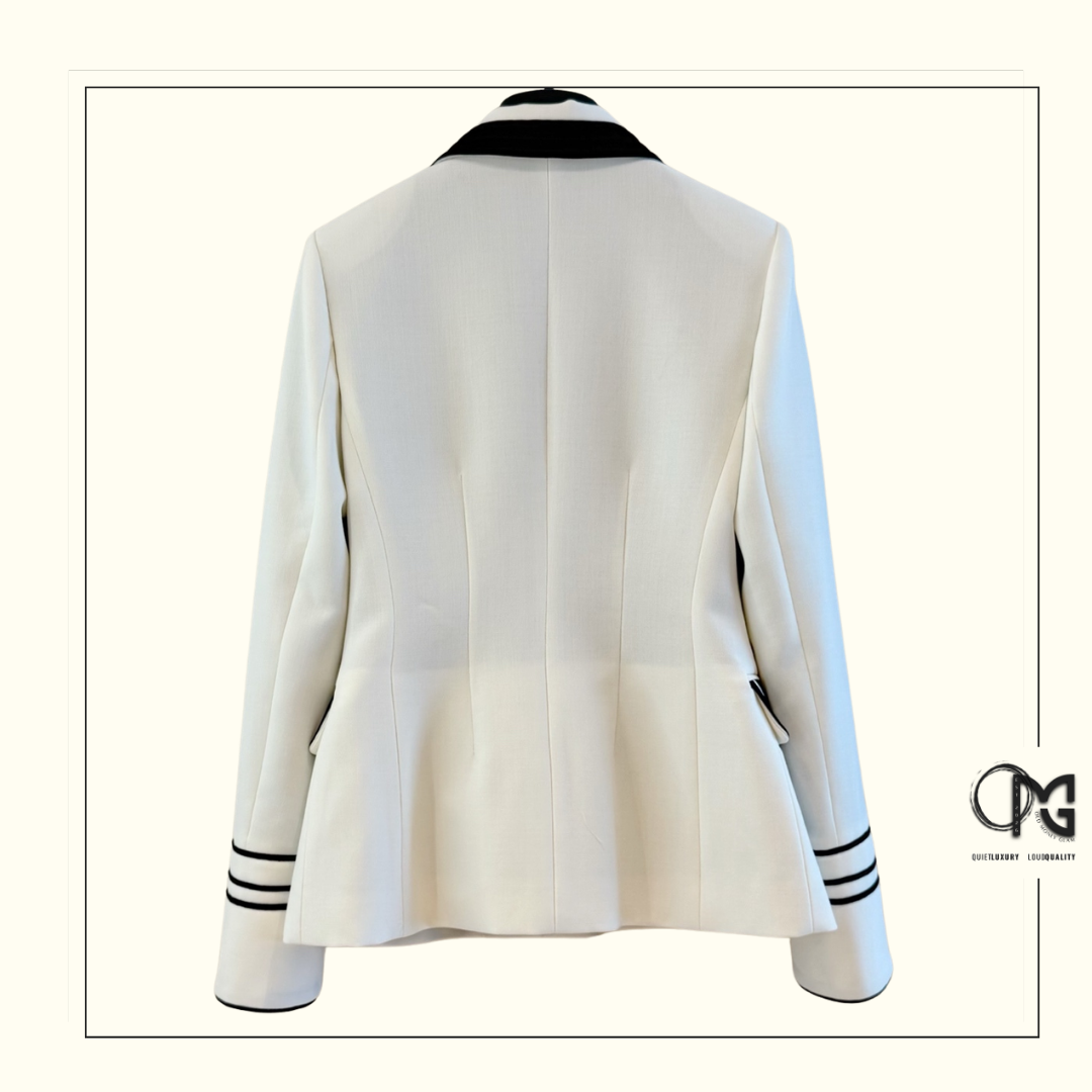 WOOL & MOHAIR FITTED JACKET
