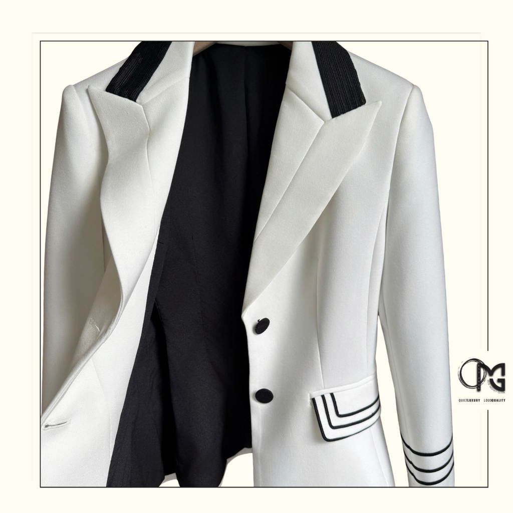 WOOL & MOHAIR FITTED JACKET