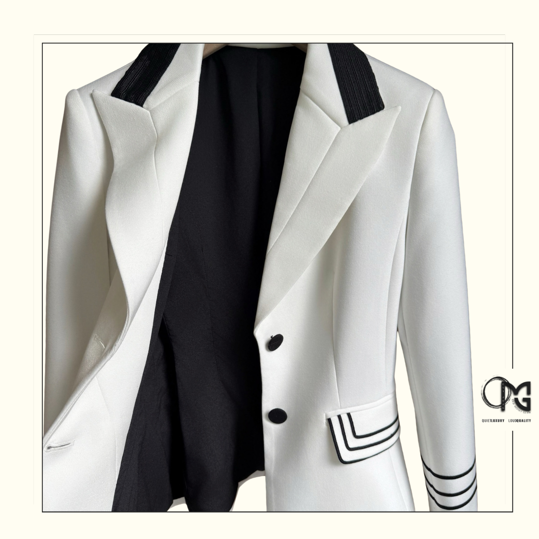 WOOL & MOHAIR FITTED JACKET