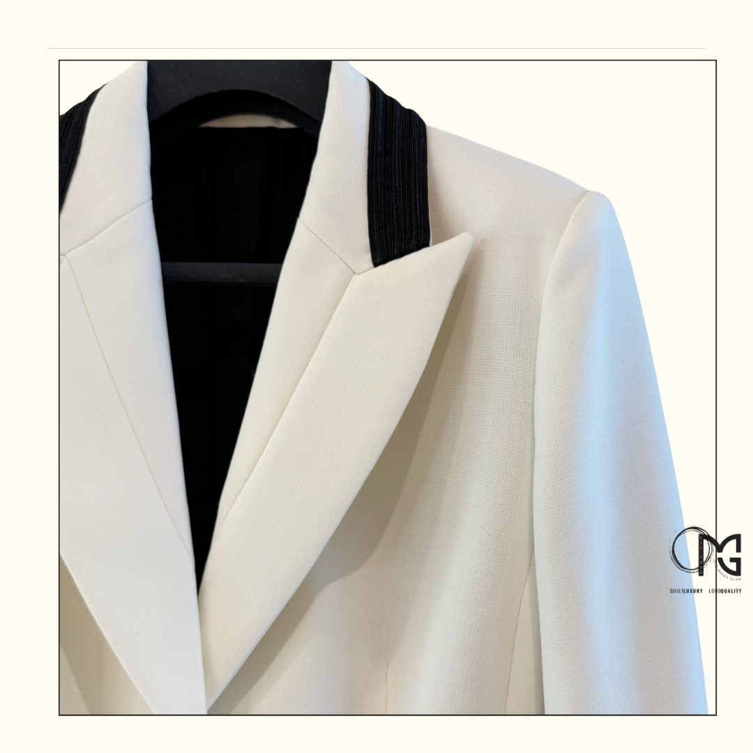 WOOL & MOHAIR FITTED JACKET