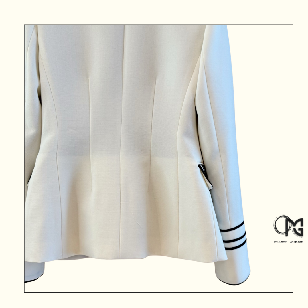 WOOL & MOHAIR FITTED JACKET
