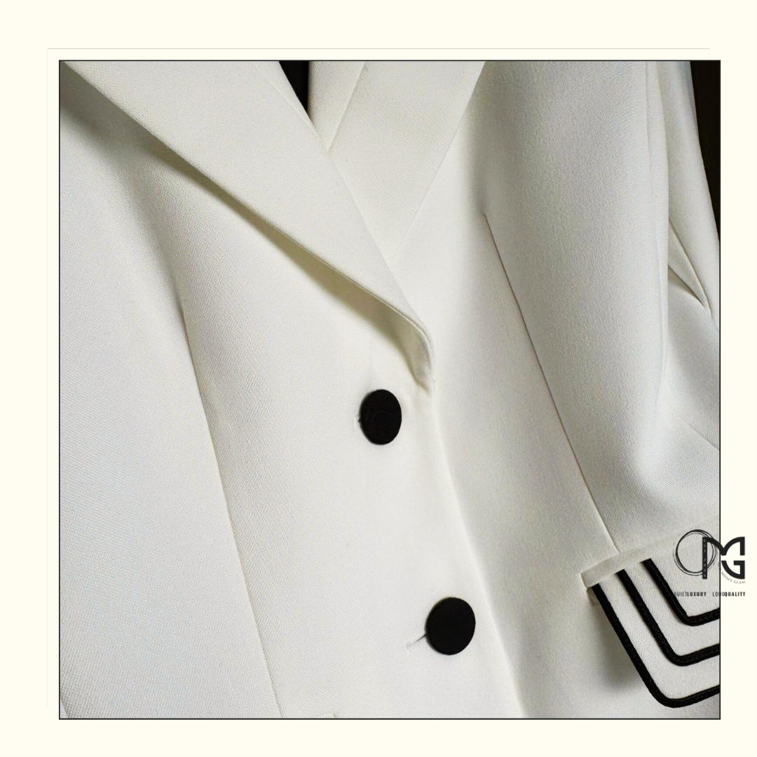 WOOL & MOHAIR FITTED JACKET