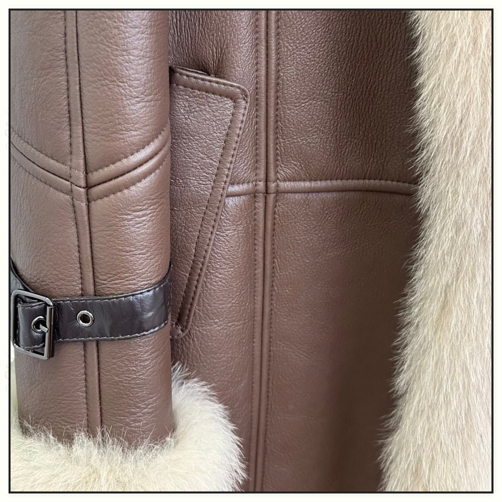 LAMBSKIN SHEARLING COAT