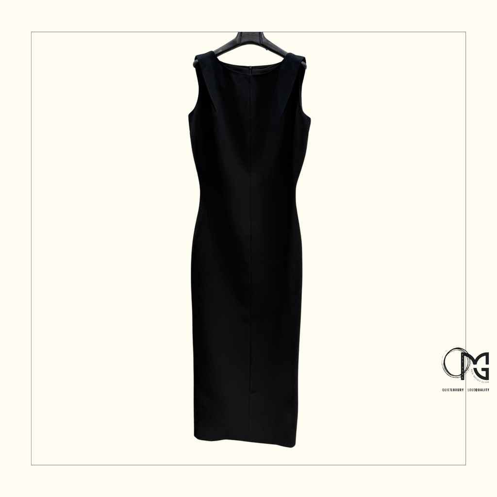 TERRAN CREPE SATIN DRESS