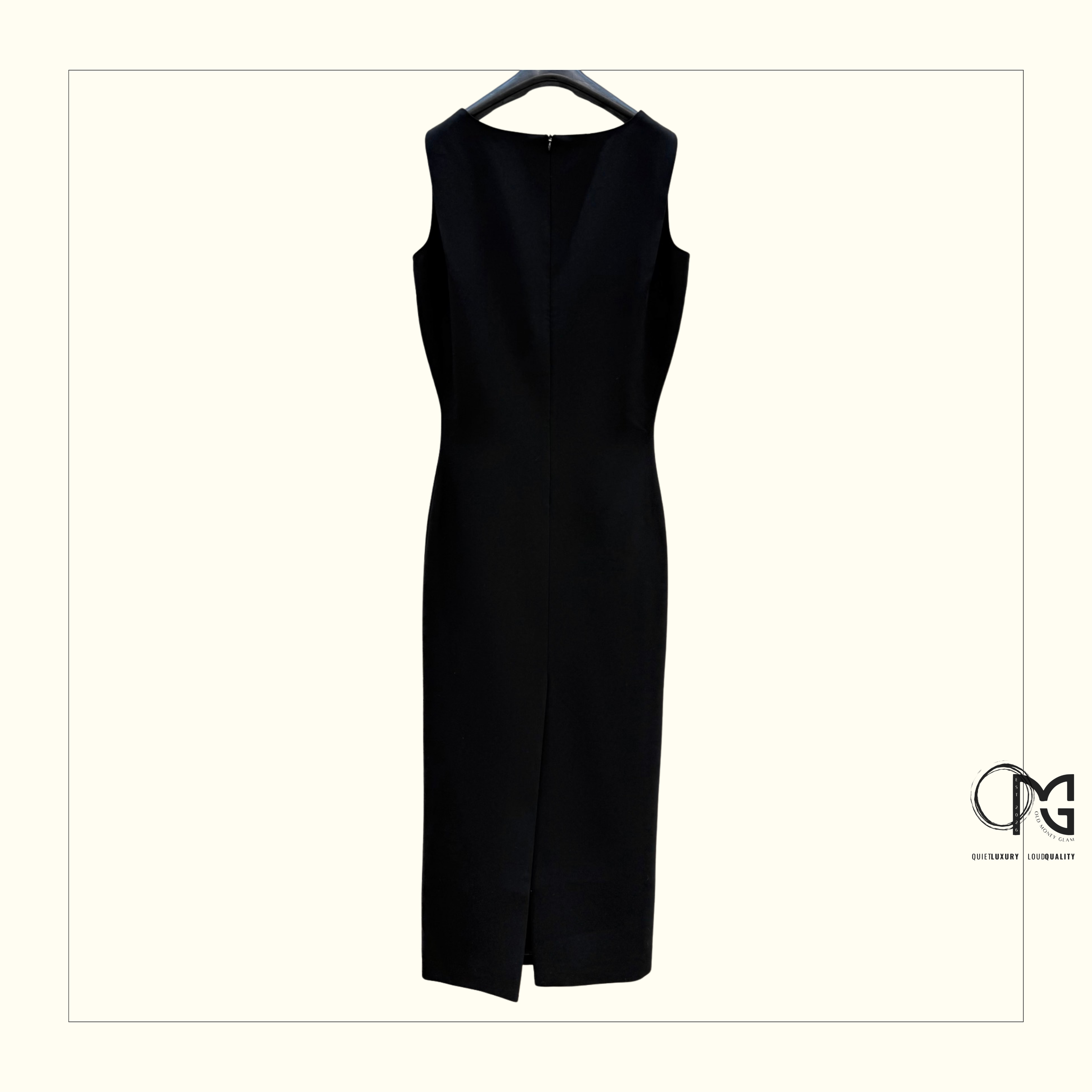 TERRAN CREPE SATIN DRESS