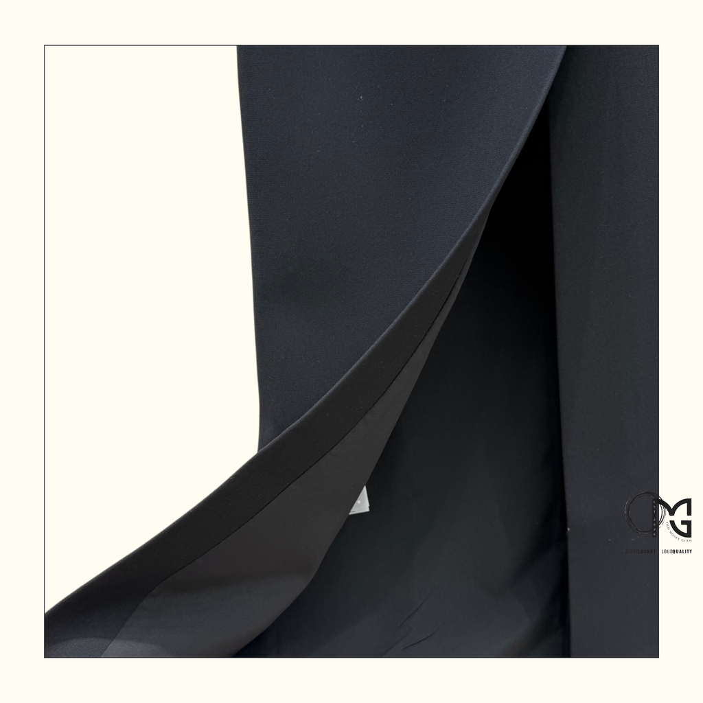 TERRAN CREPE SATIN DRESS