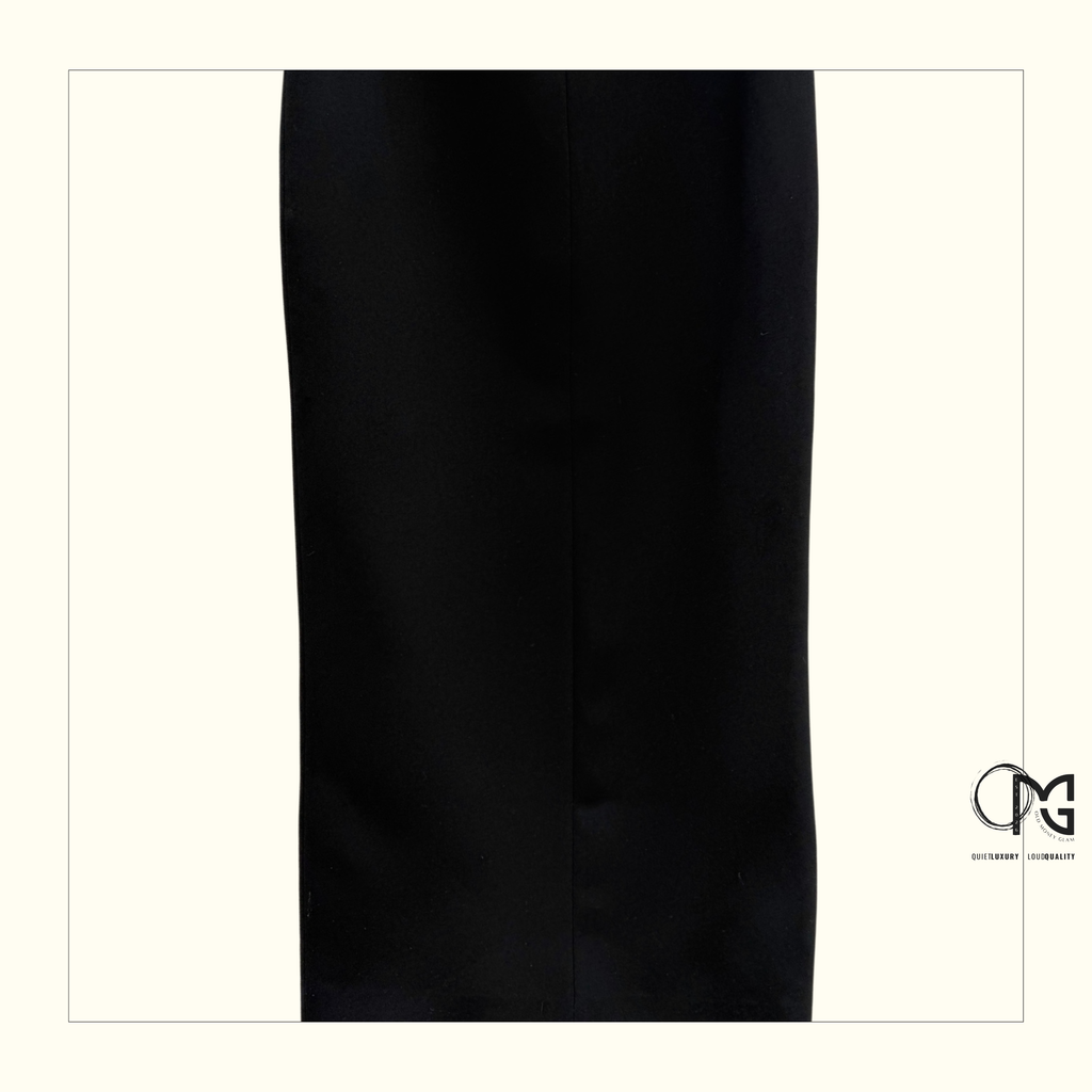 TERRAN CREPE SATIN DRESS