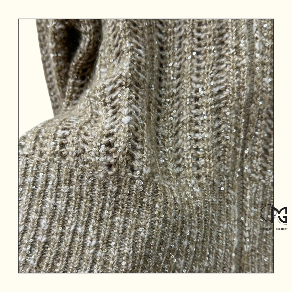 RUSTIC DAZZLING NET CARDIGAN