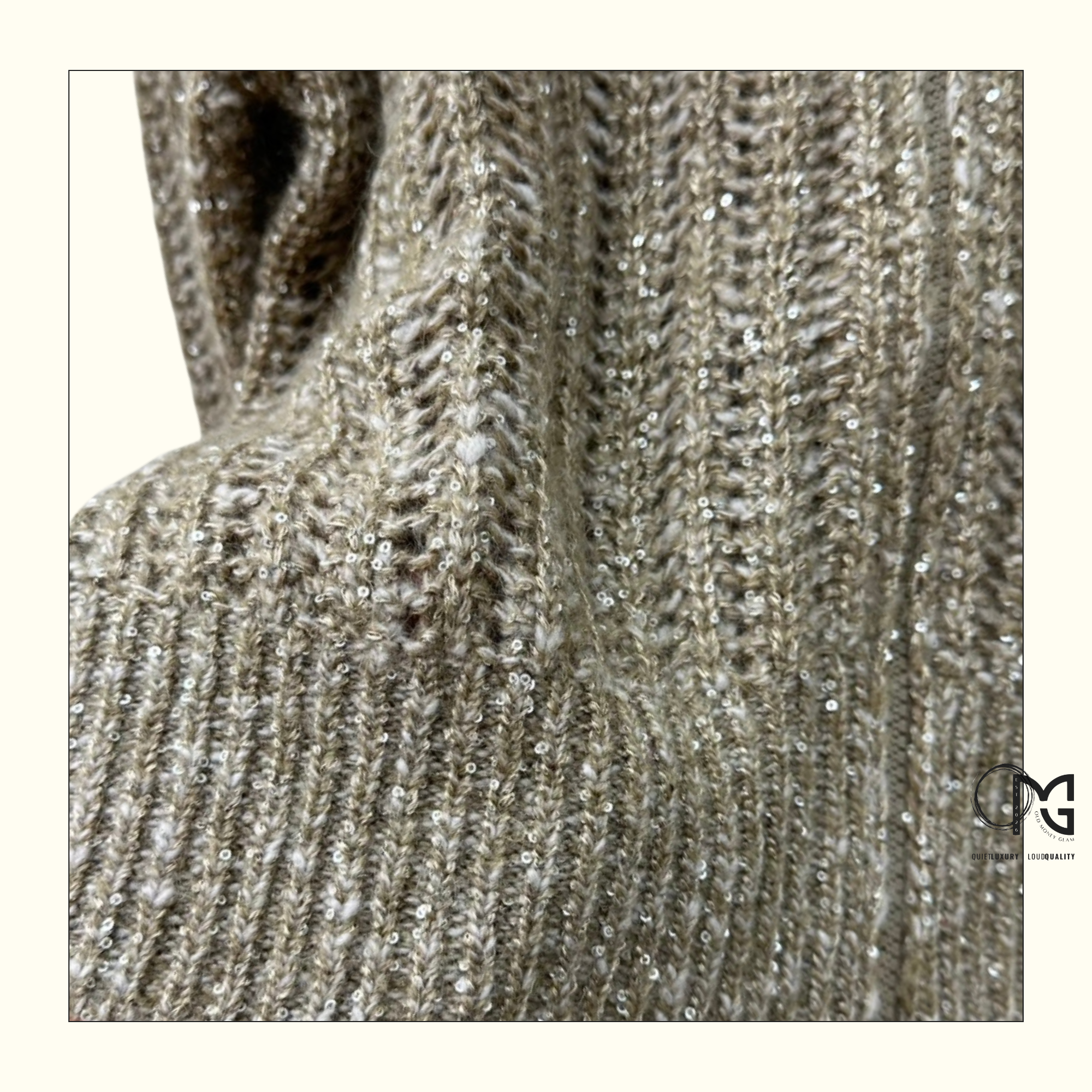 RUSTIC DAZZLING NET CARDIGAN