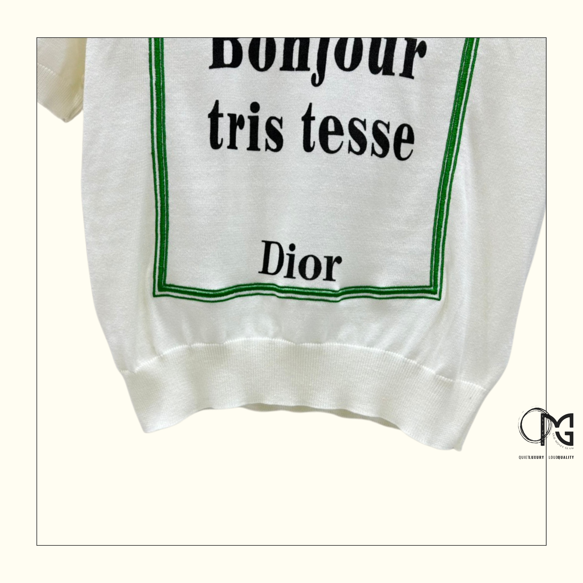 SILK KNIT SHORT SLEEVE TOP