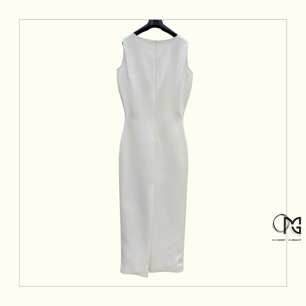 TERRAN CREPE SATIN DRESS