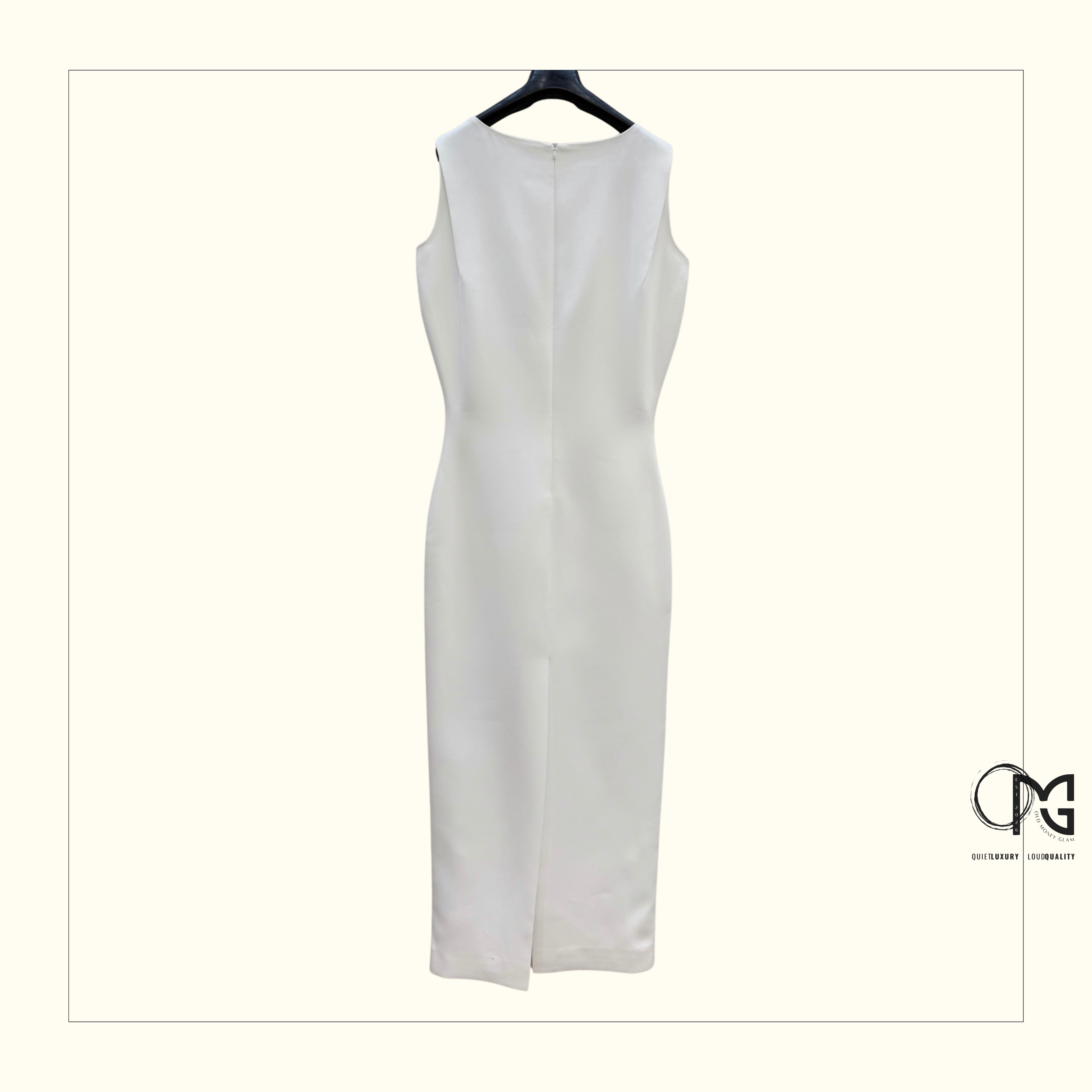 TERRAN CREPE SATIN DRESS