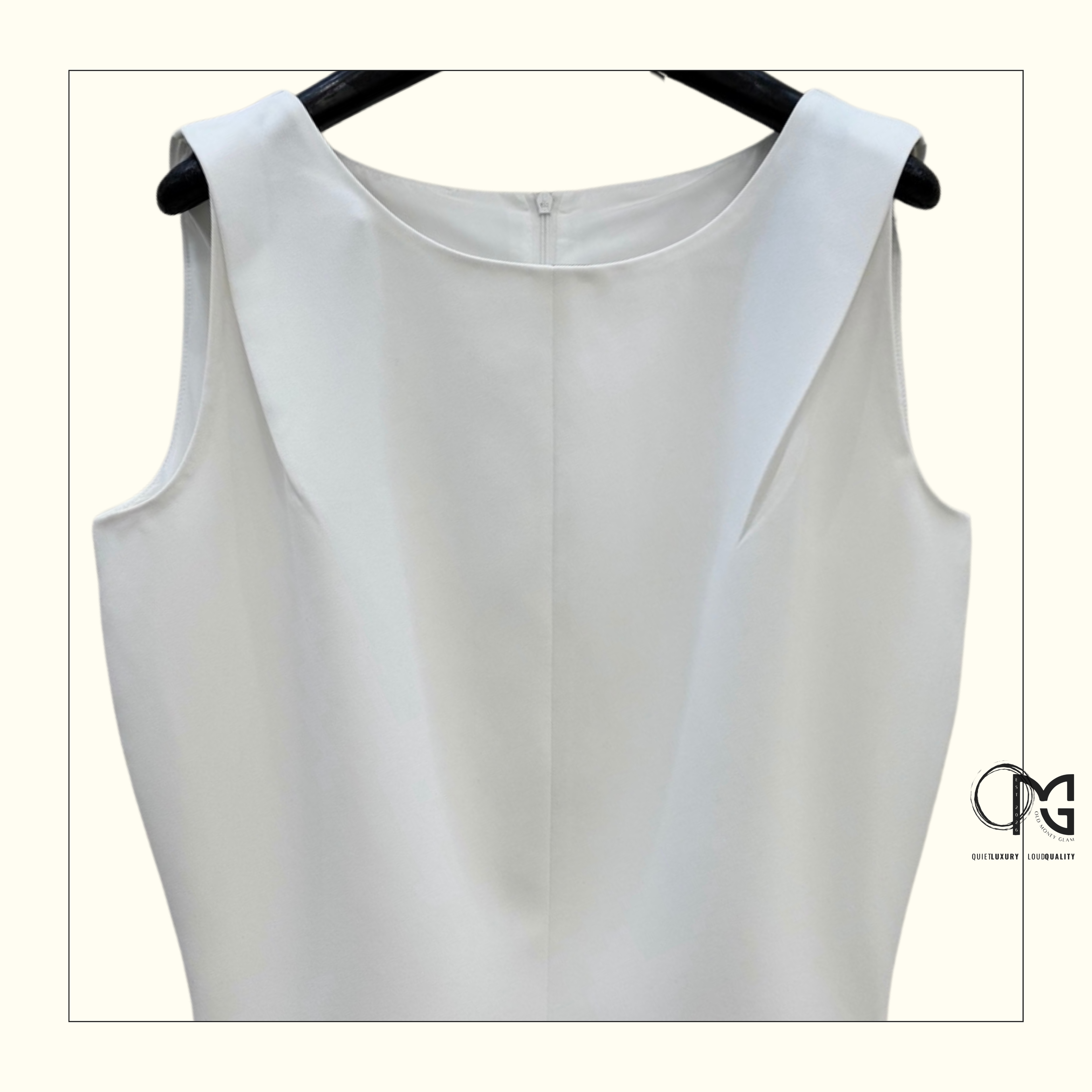 TERRAN CREPE SATIN DRESS