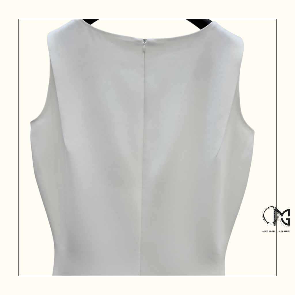 TERRAN CREPE SATIN DRESS