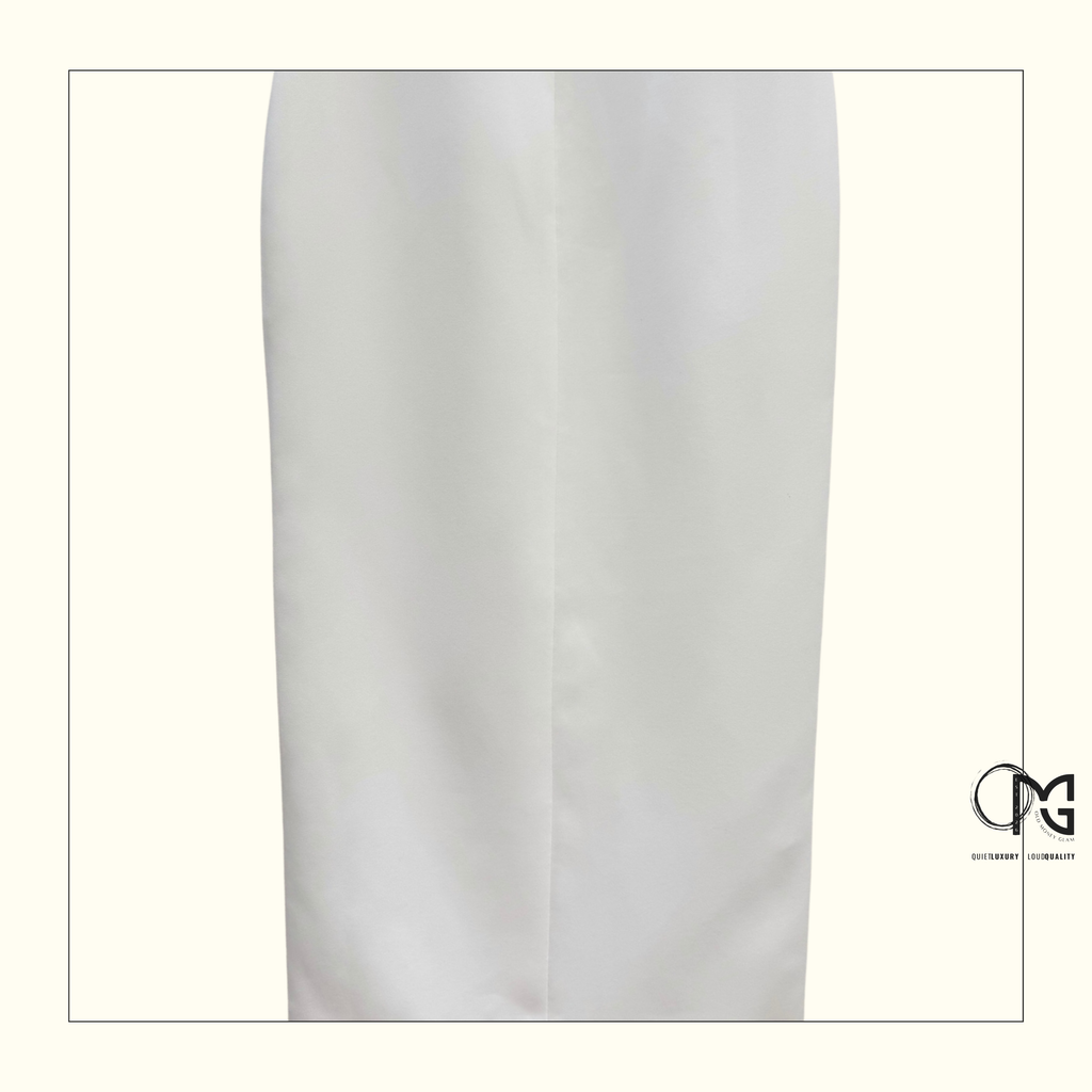 TERRAN CREPE SATIN DRESS