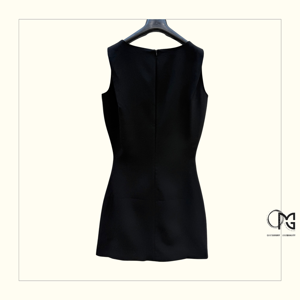 TERRAN CREPE SATIN DRESS