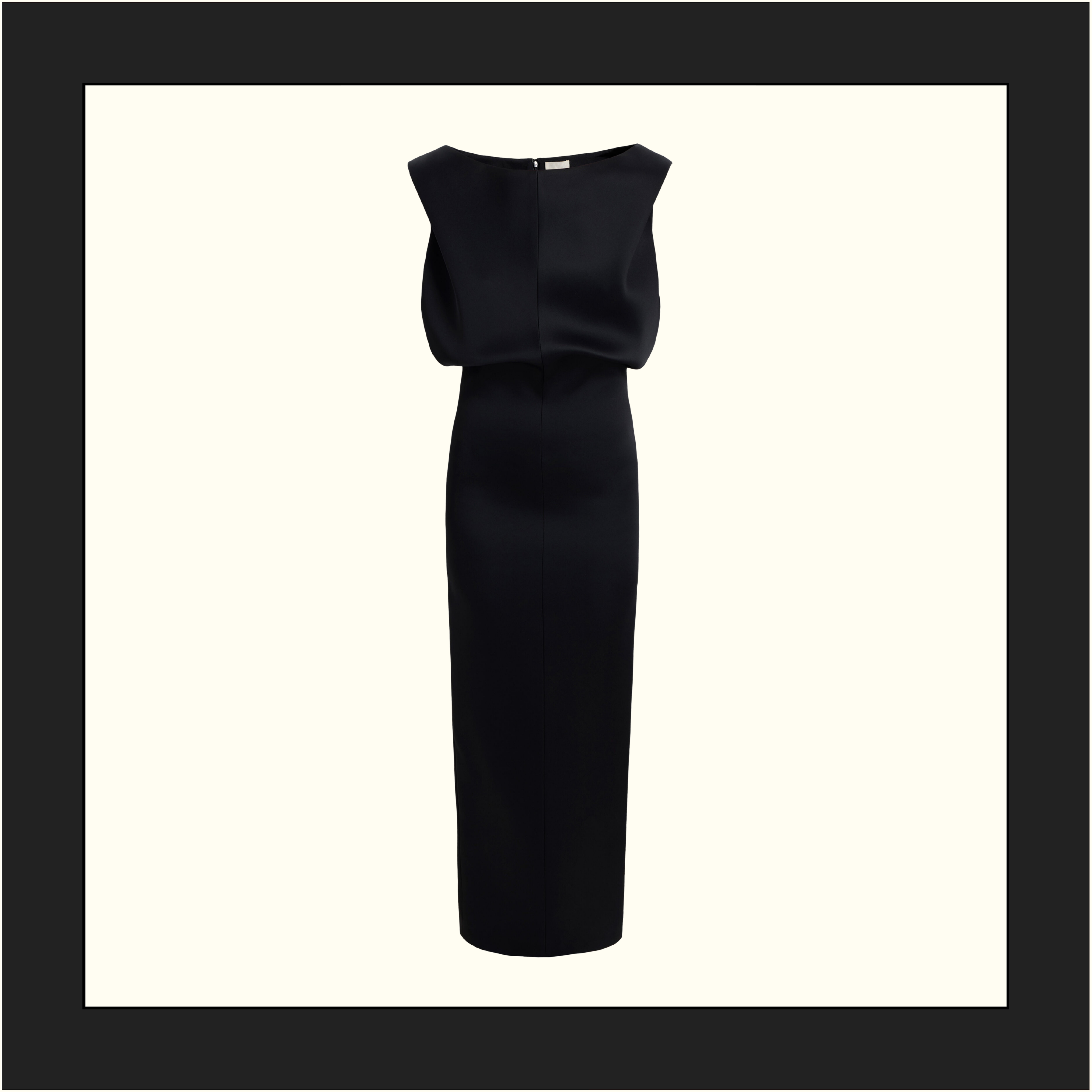 TERRAN CREPE SATIN DRESS