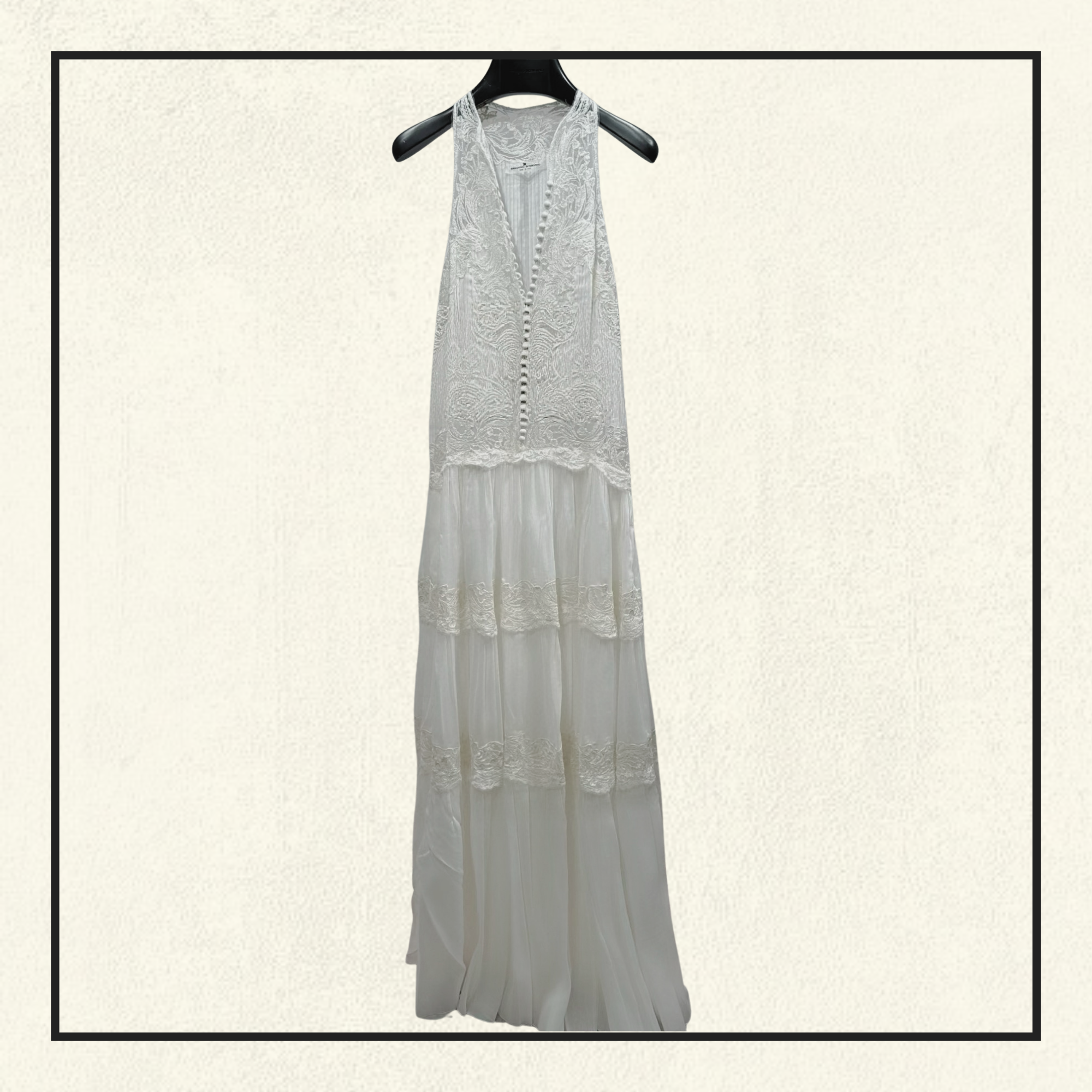 LACE HALTER MAXI DRESS