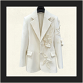 FLORAL APPLIQUÉ BLAZER
