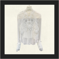 LACE EMBROIDERED DETAILS BLOUSE